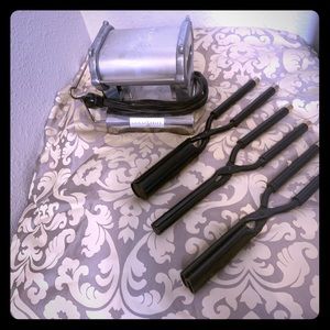 Gold N Hot Professional Ceramic stove and 3 irons